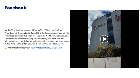 Facebook-Post vom 14.10.2025