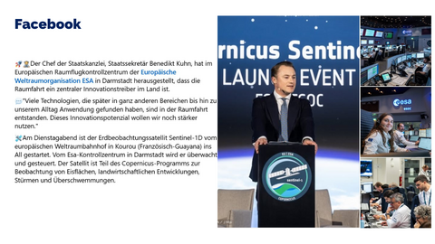 Facebook-Post vom 6. November 2025 