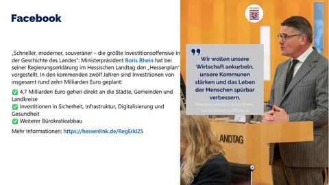 Facebook Post vom 11. November 2025