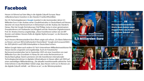 Facebook Post vom 11. November 2025