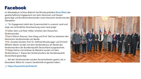 Facebook Post vom 5. Dezember 2025