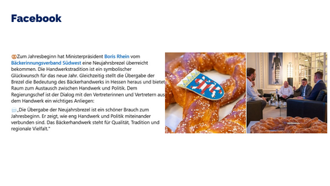 Facebook Post vom 20. Januar 2026