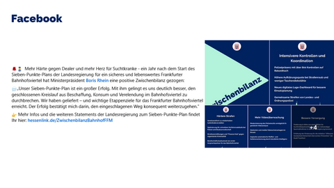 Facebook-Post vom 9. März 2026