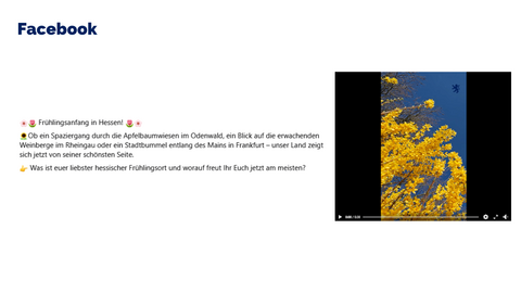Facebook Post vom 20.03.2026 
