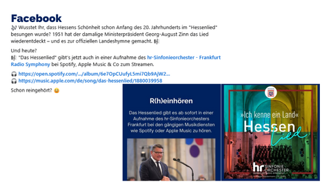 Facebook-Post vom 26. Februar 2026