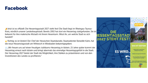 Facebook-Post vom 11. März 2026
