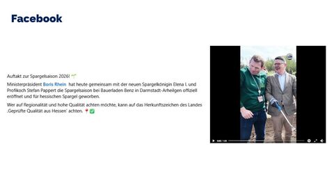 Facebook Post vom 9. April 2026