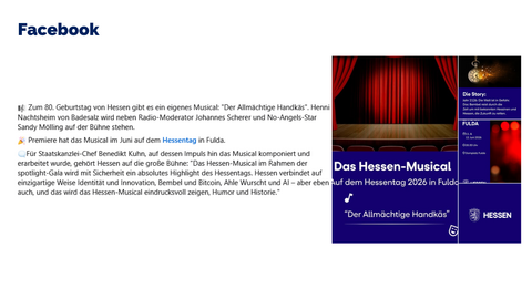 Facebook-Post vom 25. März 2026