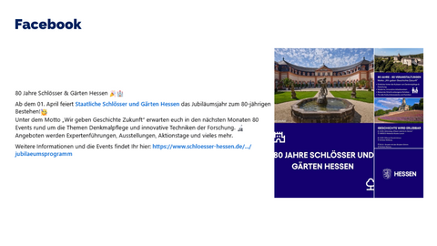 Facebook Post vom 14. April 2026