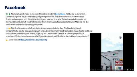 Facebook Post vom 21. April 2026
