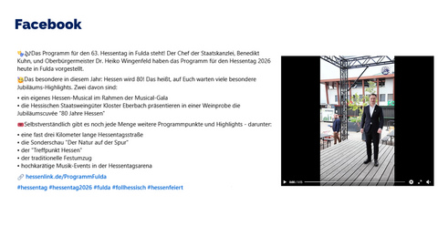 Facebook-Post vom 13. Mai 2026