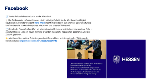 Facebook Post vom 08. Mai 2026