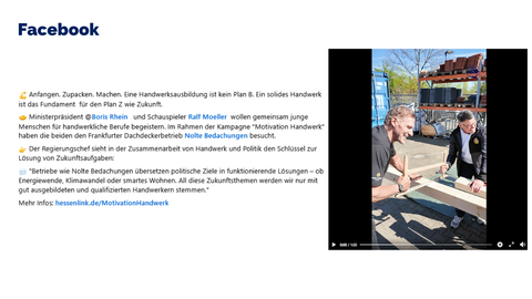 Facebook Post vom 16. April 2026