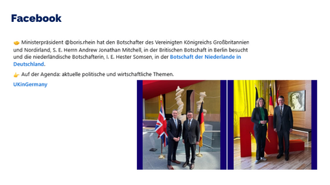 Facebook Post vom 18. April 2026