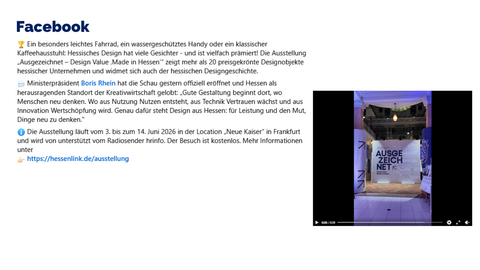 Facebook Post vom 03.06.26