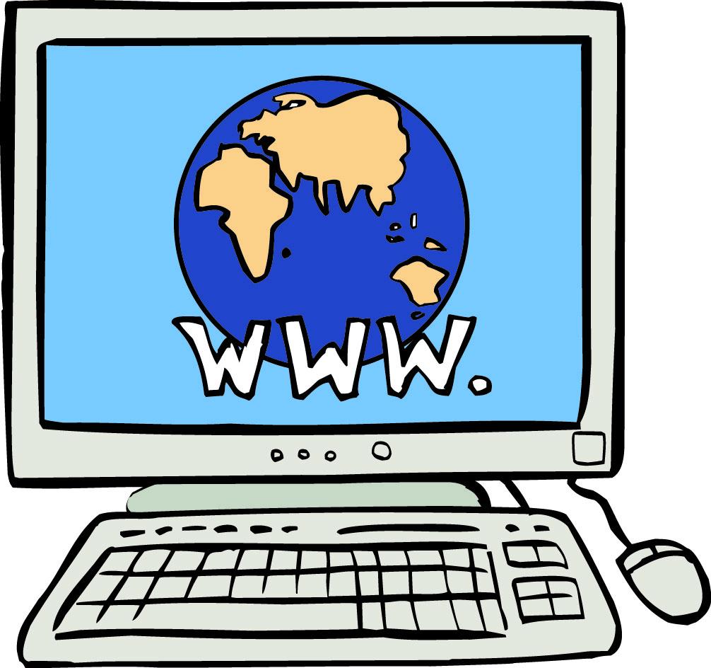 Internet-Seite Internet-Seite auf einem Computer-Bildschirm.